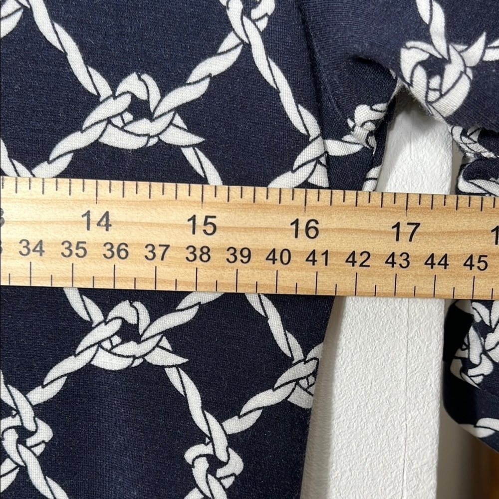 CAbi Navy and White Cruise Dress - Picture 6 of 11